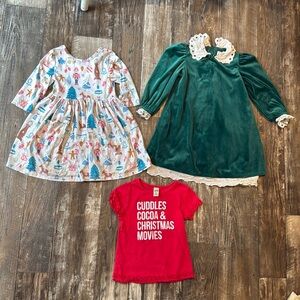 Girls Christmas 4t bundle